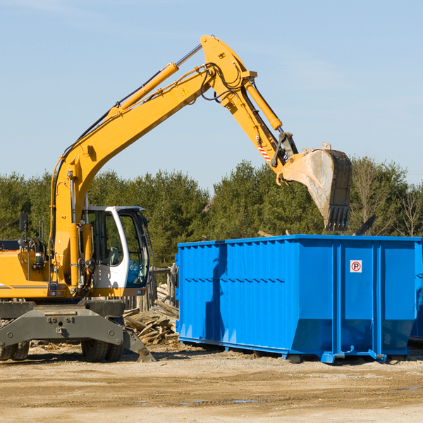 how does a residential dumpster rental service work in Glenfield ND